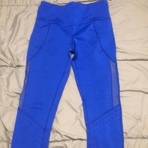 Blue champion cropped leggings